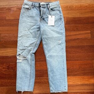 Hidden Jean Modern Light Blue Straight Leg Women's Jeans size 26